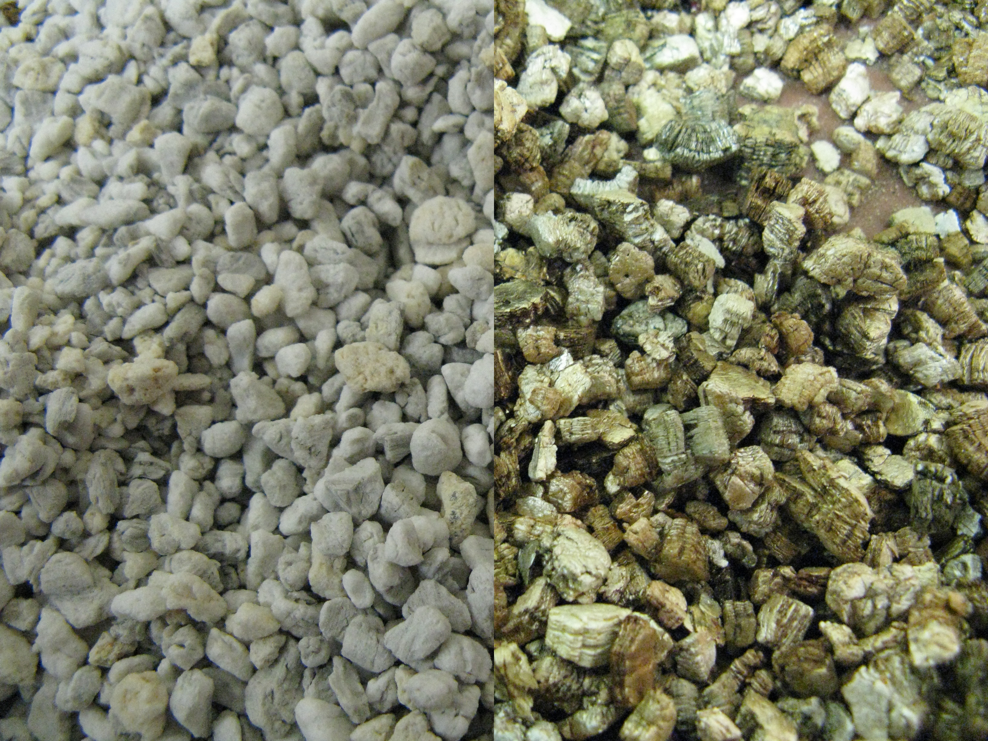 Perlita y vermiculita